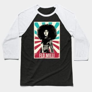 Vintage Retro Flo Milli Baseball T-Shirt